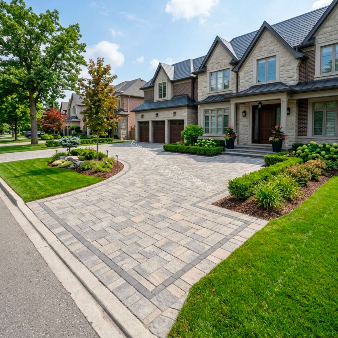 Custom Interlock Driveway Paving Vaughan