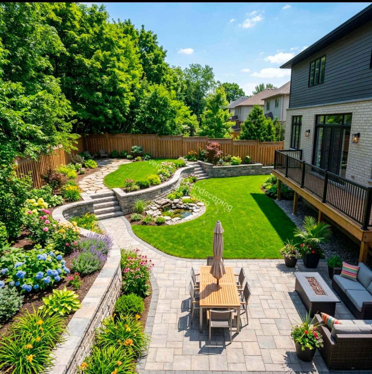 Natural Stone Retaining Walls Construction Markham